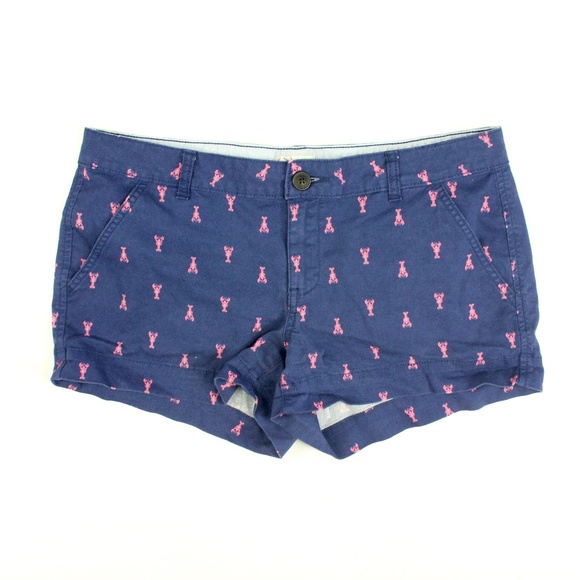 SO Pants - Lobster Print Shorts